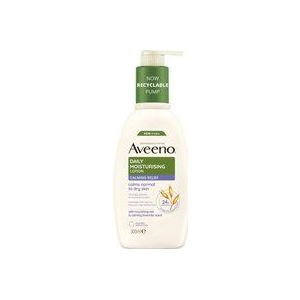 Aveeno Dagelijkse hydraterende lotion kalmerende verlichting (1x 300ml), kalmerende bodylotion met lavendelgeur, zachte lichaamscrème, kalmeert de normale tot droge huid