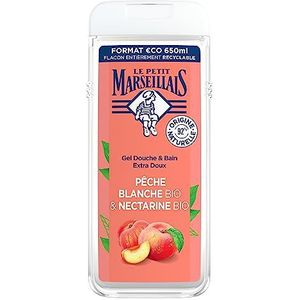 Le Petit Marseillais - Extra Zachte Douchegel - Perzik en Biologische Nectarine - Fles van 650 ml