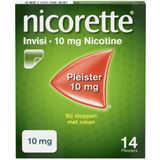 Nicorette Invisi Pleisters - 10mg nicotinepleister - nicotinevervanger - stoppen met roken - 1 x 14 stuks