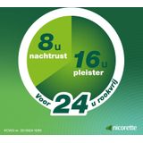 Nicorette Invisi Pleisters, nicotinevervanger, 25mg, Stoppen met roken - 1 x 14 stuks