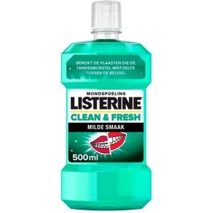 Listerine Mondwater Clean & Fresh zonder Alcohol 500 ml
