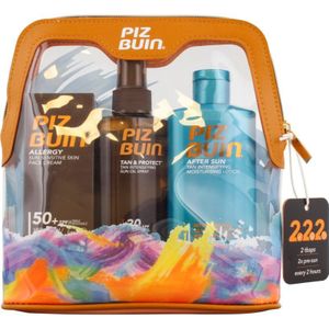 Piz Buin Travel Bag Gift Set (voor het Zonnen )