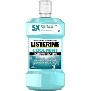 Listerine Mondwater Cool Mint Milde Smaak Zonder Alcohol 500 ml