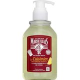 Le Petit Marseillais Le Cuisinier Handwasgel (300 ml pompfles) – vloeibare handzeep tegen hardnekkige geuren met etherische citroenolie – 92% natuurlijke oorsprong