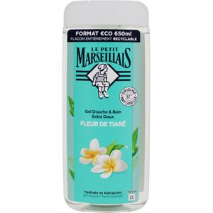 Le Petit Marseillais Extra Milde Bad- en Douchegel Fleur de Tiaré 650 ml