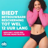 o.b. herbruikbaar menstruatieondergoed - voor vrouwen - maat M/L - 1 stuk