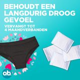o.b. herbruikbaar menstruatieondergoed - voor vrouwen - maat M/L - 1 stuk