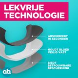 o.b. herbruikbaar menstruatieondergoed - voor vrouwen - maat M/L - 1 stuk