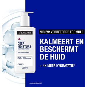 Neutrogena - Deep Moisture - Bodylotion - Parfumvrij - 250 ml