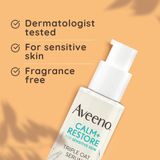 Aveeno - Calm+Restore - Gezichtsserum - Parfumvrij - 30 ml