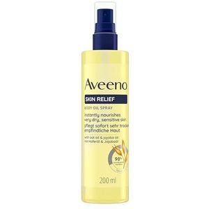 Aveeno® Skin Relief Körperöl-Spray Hautpflege und Körperpflege Öl-Spray mit Haferöl & Jojobaöl für sehr trockene, empfindliche Haut