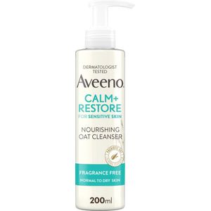 Aveeno Face Calm + Restore - Nourishing Oat Cleanser - Voor Gevoelige Huid