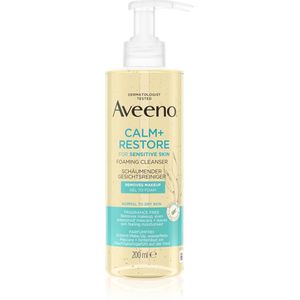 Aveeno - Calm - Gezichtsreiniger - 200 ml - Voor Gevoelige Huid