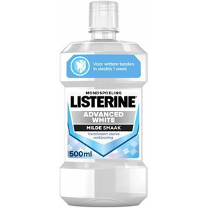 Listerine - Mondwater Advanced White Mild - 6x 500 ml