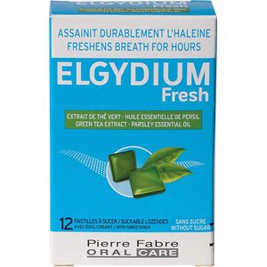 Elgydium - Fresh Zuigtabletten - 12 Stuks - Keeltabletten