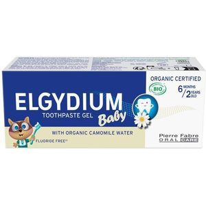 Elgydium - Baby - Tandpasta - Biologisch Kamillewater - Zonder Fluoride