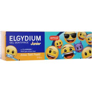 Elgydium - Junior - Tandpasta - Tutti Frutti - 96% Natuurlijke Ingrediënten
