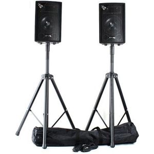 Vonyx SL8 - Passieve Speakers - Set van 2 - 8'' Woofer - 800W Max - Incl. Statieven