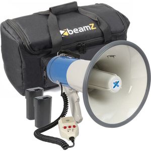 Vonyx MEG065 - Megafoon - 65W - Met Twee Accu's en Stevige Tas