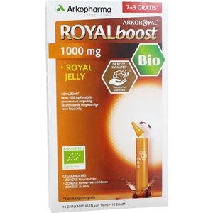 Royal boost Royal Jelly boost (7 + 3) 15ml per ampul bio 10 ampullen