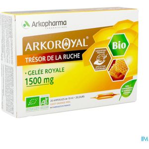 Arkoroyal - Koninginnenbrij - Voedingssupplement - 1500 Mg - 20 Ampullen