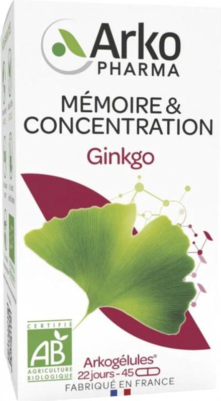 Arkopharma - Arkocaps - Ginkgo Biloba - Voedingssupplement