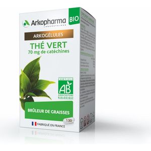 Arkopharma - Groene Thee Bio om het Figuur te Verfijnen (Vetverbrander) - 130 Capsules 2 per Dag