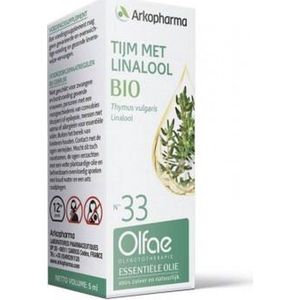Olfacto - Tijm met Linalool 33 - Kruidenpreparaat - Bio - 100% Zuivere Essentiële Olie