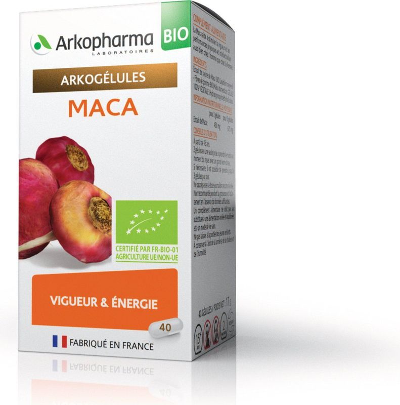 Arkocapsules - Maca - Voedingssupplement - Natuurlijke Ingrediënten