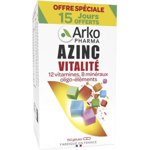 Arkopharma Azinc Vitality 120 Capsules + 30 Gratis Capsules
