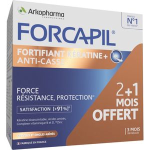 Forcapil - Keratine Versterker - 180 Capsules - Voedingssupplement