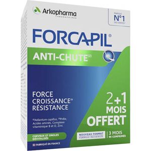 Forcapil - Haargroeimiddel - 90 Capsules - Natuurlijke Samenstelling