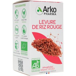Arkopharma Arkogélules Levure de Riz Rouge Bio 120 Gélules