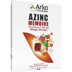 Arkopharma Azinc Memory 30 Capsules