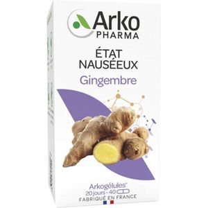 Arkopharma Arkogélules Gingembre 40 Gélules
