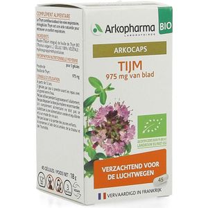 Arkopharma - Arkocaps Tijm Bio Caps 45 Nf - Voedingssupplement - Tijm - Plantaardig