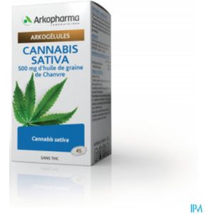 Arkopharma - Arkocaps Cannabis Caps - Hennepzaadolie - 45 Capsules