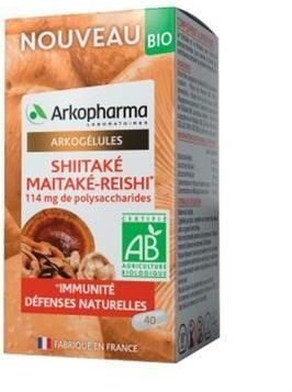 Arkocaps® - BIO Shiitaké Maitaké Reishi - Voedingssupplement - Natuurlijke Gezondheid