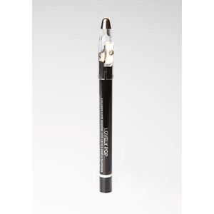 Lovely Pop Cosmetics - Jumbo 2 in 1 Oogschaduw en Oogpotlood met puntenslijper - Zwart - 1 potlood met slijper