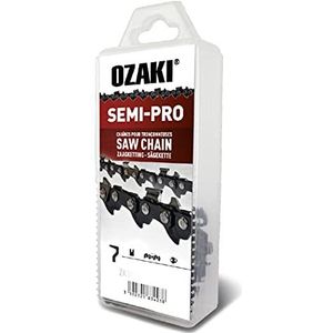 OZAKI - Kettingzaagketting 3/8 LP E57 – Semi-Pro – 1,1 mm (0,043 inch) – halfvierkant hoekprofiel – 57 aandrijvingen – 40 cm