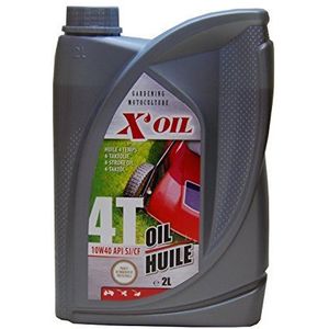 X'OIL Multigrade 4-taktolie 10W40 (API SJ/CF). Inhoud 2 liter