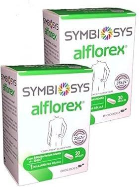 Symbiosys Alflorex Probiotica - Set van 2 x 30 Capsules - Zuivelvrij - Glutenvrij