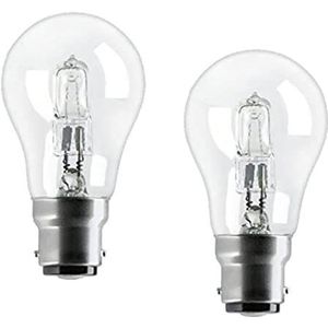 Easylight s9l408459 2 stuks lampen eco-halogeen glas 42 W B22 transparant