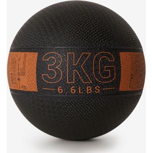 VirtuFit Medicijnbal Pro 1 kg – Rubber Medicine Ball - Fitnessmaterialen