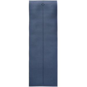 Yogamat voor beginners 180 cm x 59 cm x 5 mm blauw