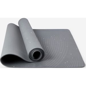 Sportmat antislip, yogamat, gymnastiekmat, voetmat, beddensprei 100% wol (wit, 50 x 200 cm