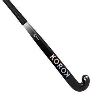 Fh560 hockeystick low bow, 60% carbon zwart/grijs