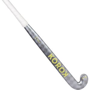 Fh920 hockeystick kind low bow, 20% carbon grijs/geel