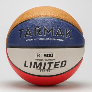 Basketbal maat 7 bt500 blauw rood