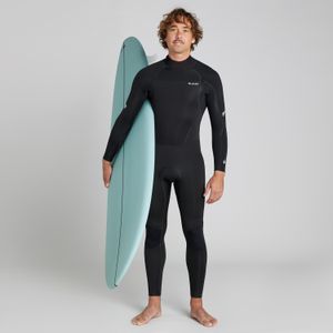 Wetsuits Voor Mannen 3MM Neopreen Lange Mouwen Back Zip Full Body Duikpak Badpak Voor Duiken Snorkelen Surfen Zwemmen (Color : B, Size : Aldult/XL